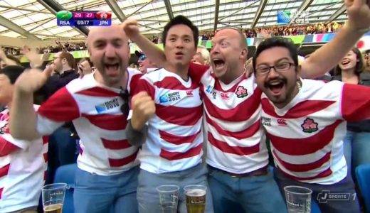 ラグビー第８回（Ｗ杯）イングランド大会 日本vs南アフリカ 後半digest