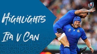 ショートハイライト/イタリア代表 v カナダ代表【ラグビーワールドカップ】