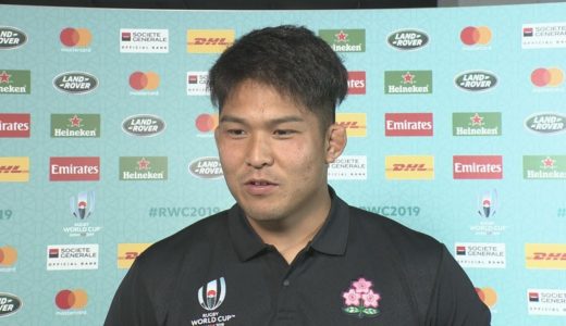 ラグビーW杯、日本代表談話(1) 1次リーグ、日本-サモア