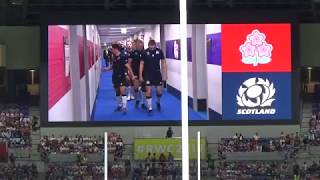 ラグビーワールドカップ日本×スコットランド選手入場2019/10/13横浜国際総合競技場Japan×Scotland Rugby World Cup 2019