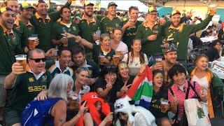【ラグビーW杯】南アフリカvイタリア エコパ、愛野おもてなしゾーン