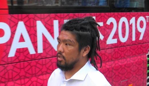 ラグビー日本代表　東京駅到着 【2019.10.06】