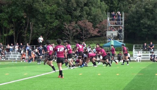 2019年ラグビー関東大学リーグ戦2部 東洋大学VS國學院大学（前半）