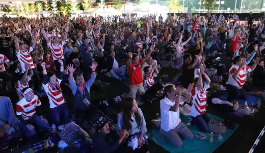 【ラグビーW杯】日本がサモアに勝利！　大阪・てんしばでパブリックビューイング
