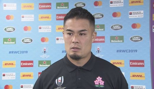 ラグビーW杯、日本代表談話(7) 1次リーグ、日本-アイルランド