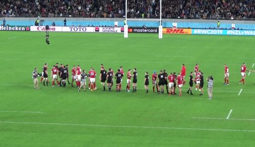 オールブラックス ラストプレイ銅ラグビーワールドカップ ニュージーランド×ウェールズ東京スタジアムbronze final New Zealand×Wales Rugby World Cup 2019