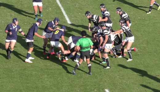 全国高校ラグビ－東京都予選　本郷高校 vs 國學院大久我山⑦　終了間際のトライ合戦！