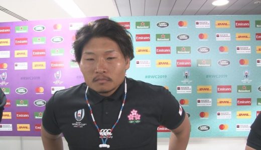 ラグビーW杯、日本代表談話 準々決勝