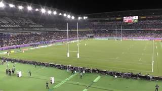 ラグビー【決勝】カントリーロード大合唱「一生にもう一度」横浜スタジアム「イングランド vs 南アフリカ」ラグビーワールドカップ2019日本