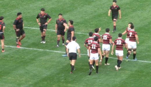2019ラグビー大学選手権 早大＊日大　早大・河瀬T