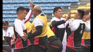 日本、南ア戦へ最終調整＝ラグビーＷ杯