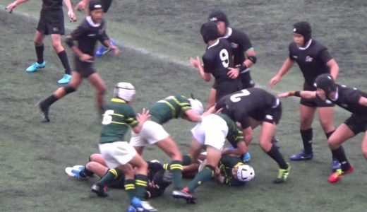 準決勝 筑紫丘vs帆柱 2019福岡県中学ラグビー新人大会