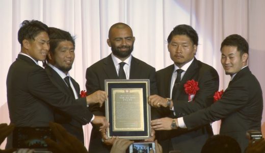 日本ラグビー「まだまだ強くなる」 スポニチフォーラムでグランプリ