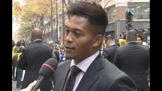 ラグビー松島幸太朗「ありがとうと伝えたい」【ラグビー日本代表 ONE TEAMパレード】