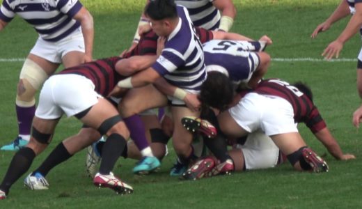 2019年ラグビー関東大学対抗早明戦：明大36－7早大 試合終了間際にはWTB山村がだめ押しのトライ！