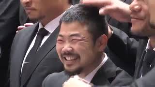 涙の後に笑顔が戻ったラグビー田中史朗【ラグビー日本代表 ONE TEAMパレード】