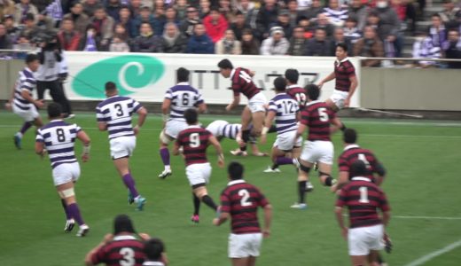 2019年ラグビー関東大学対抗早明戦：明大36－7早大　明治先制トライ7-0