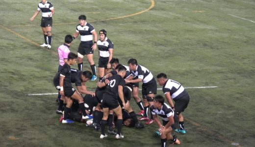 2019/8/31　関西大学ラグビーAリーグ開幕戦　大体大 vs 天理大