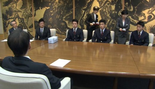 坂出第一高校ラグビー部が全国へ　「全国大会で一勝を」浜田知事へ意気込み語る　香川
