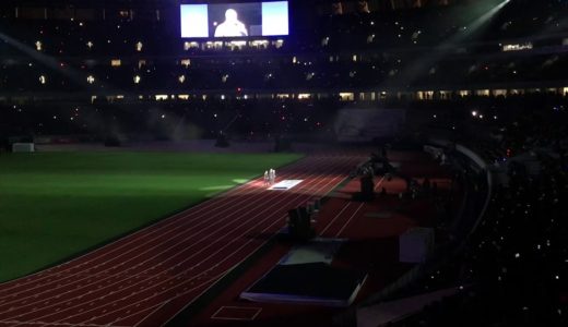 【新国立競技場】キングカズ&ラグビー日本代表 登場！！