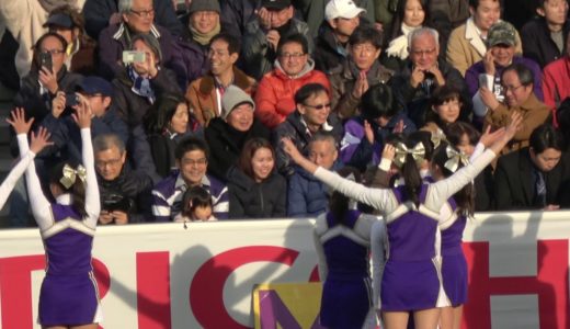 2019年ラグビー関東大学対抗早明戦：明大36－7早大　明治ハーフタイムのチアリーダーズ演技！
