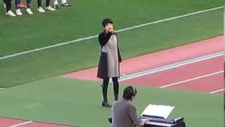 ラグビー早明戦でユーミンが「ノーサイド」を熱唱！！！（2013.12.1）