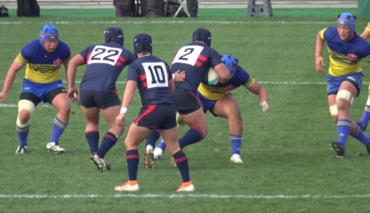 2020/1/3 全国高校ラグビー準々決勝 京都成章高校 vs 常翔学園高校