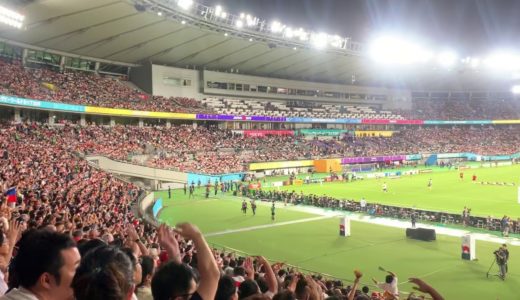 2019.9.20 ラグビーワールドカップ開幕戦　YMCA熱唱！　@味の素スタジアム
