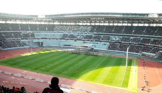 第56回ラグビー大学選手権決勝 明治大学vs早稲田大学 両校校歌
