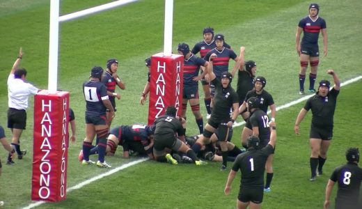常翔学園vs御所実＜前半＞：第99回全国高校ラグビー大会 2019-20