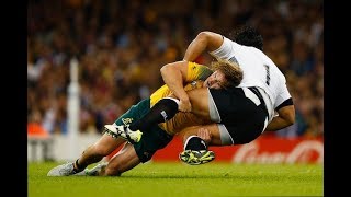 【ラグビー】１トンの衝 撃！？ 相手を吹き飛ばすスーパー タックル！！【rugby】