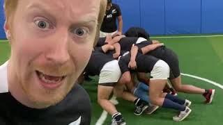ラグビーを初めて体験した外国人 ！🏉 Rugby Experience!