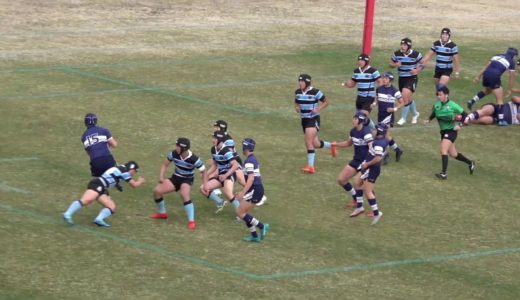 【2020年度関東高校ラグビー新人大会準決勝】桐蔭学園（神奈川）vs茗溪学園（茨城）【前半戦】
