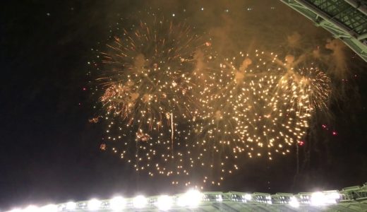 ラグビーワールドカップ2019日本対アイルランド＠エコパスタジアム☆おもてなしの花火