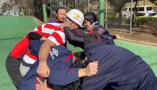 現場で遅れてきてそのままスクラム参加するヤツ 【毎日ラグビーあるある動画】
