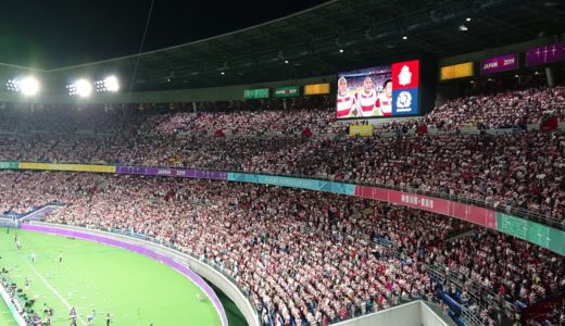 ラグビーワールドカップ2019 日本対スコットランド 君が代