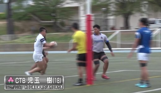 ラグビー U-20日本代表候補合宿の様子 2018