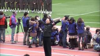 明治、早稲田、両校の校歌　'12ラグビー関東大学対抗戦「明治対早稲田」