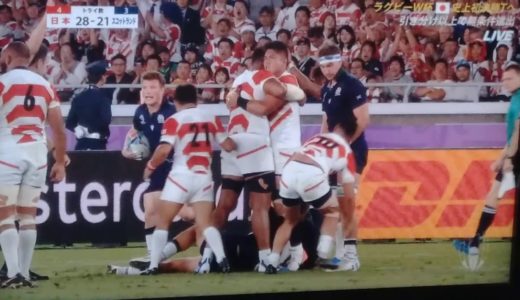 【ラグビーワールドカップ】【日本対スコットランド】乱闘シーン。　#ラグビーワールドカップ　#日本対スコットランド