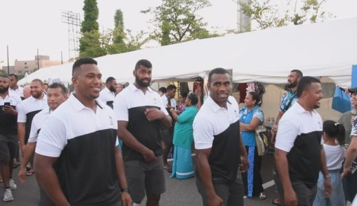 秋田市で「フィジー村」　Ｗ杯ラグビー代表歓迎