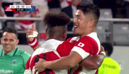 ラグビーワールドカップ2019 日本代表 トライ集