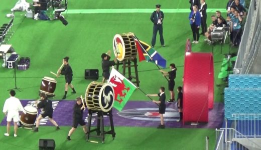 ラグビーワールドカップ南アフリカ×ウェールズ選手入場2019/10/27横浜国際総合競技場Semi-Finals South Africa×Wales Rugby World Cup 2019