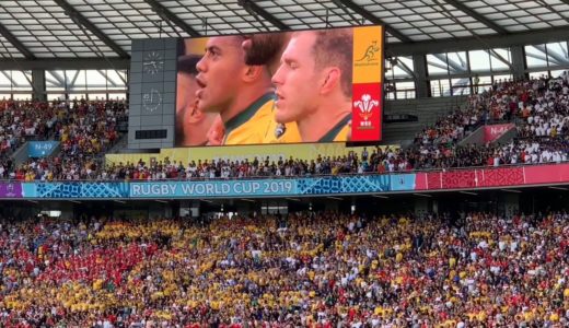 オーストラリア国歌　Advance Australia Fair　ラグビーワールドカップ2019 Australia vs Wales