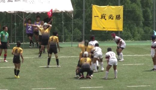 中学ラグビー 愛知県スクール選抜×広島中学選抜(後半)