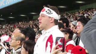ラグビーＷＣ決勝国歌斉唱 イングランドｖ南アフリカ