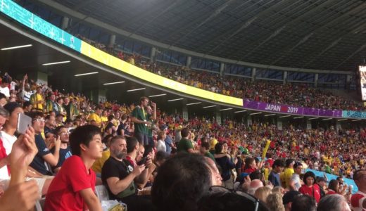 ラグビーW杯　ハーフタイム みんなで熱唱  Sweet Caroline