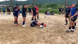 【UKIHA RUGBY】組織ディフェンス　グラウンドゼロ・フォールディング編(2020年7月22日)