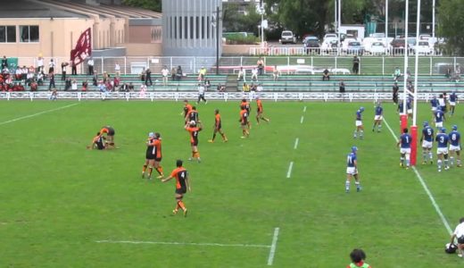 羽幌高校　2トライ目　～第66回北海道高等学校ラグビーフットボール北選手権大会～