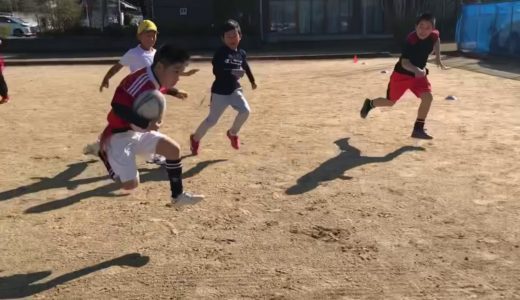 2020.1.13 タグラグビー 小学4年生