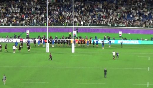 イングランド×ニュージーランド試合終了後ゴール裏ラグビーワールドカップ2019/10/26横浜Semi-Finals England×New Zealand Rugby World Cup 2019